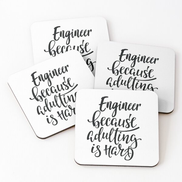 Item preview, Engineer Because Adulting Is Hard designed and sold by ProjectX23.
