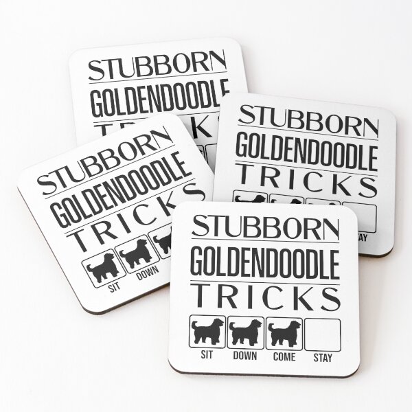Item preview, Funny Goldendoodle Design: Stubborn Goldendoodle Tricks / Stubborn Dog Tricks, funny gift idea designed and sold by HEJAshirts.