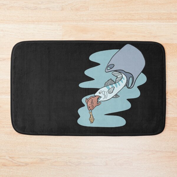Item preview, Plastic Bag Eating Fish - Fight Plastic Pollution Climate Change designed and sold by isstgeschichte.