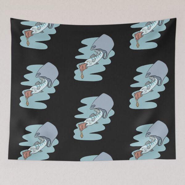 Item preview, Plastic Bag Eating Fish - Fight Plastic Pollution Climate Change designed and sold by isstgeschichte.