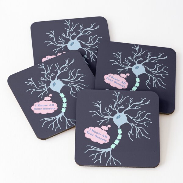 Item preview, Cute Neuron I Know All Your Secrets - Neuroscience designed and sold by BundaBear.