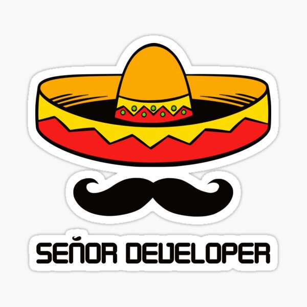 Señor Developer Sticker