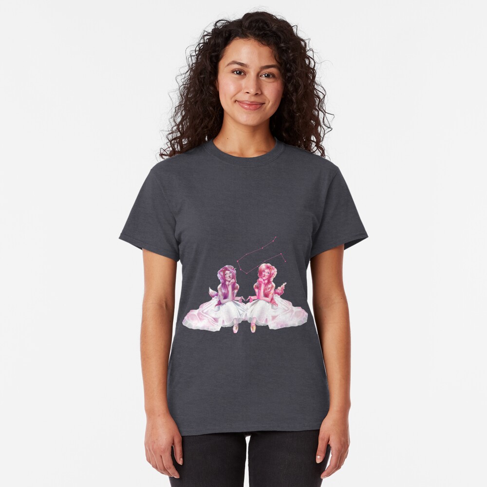 Pinkie Twins of Gemini - 12 Zodiac Ladies Classic T-Shirt