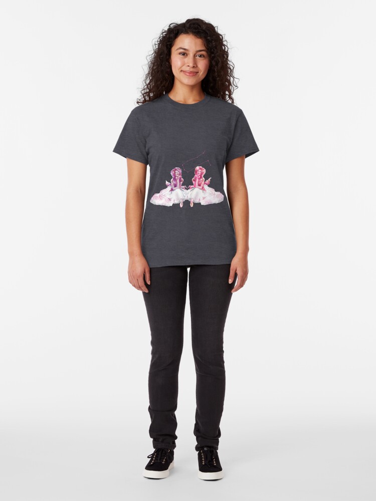 Alternate view of Pinkie Twins of Gemini - 12 Zodiac Ladies Classic T-Shirt