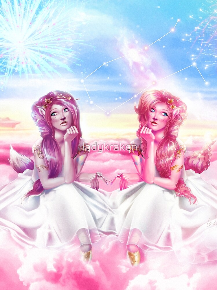 Pinkie Twins of Gemini - 12 Zodiac Ladies by ladykraken