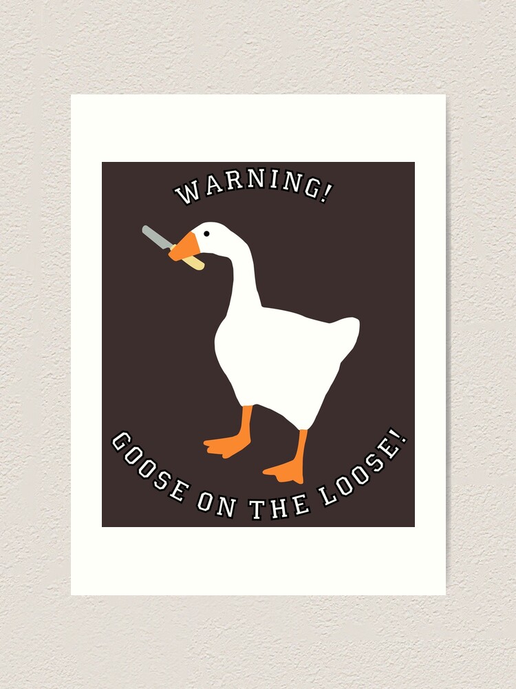 Goose on the Print for ThePotterite | Redbubble