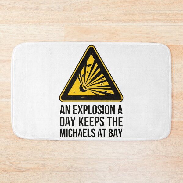 Item preview, Risk of Michael Bay - Explosions Meme designed and sold by IncognitoMode.