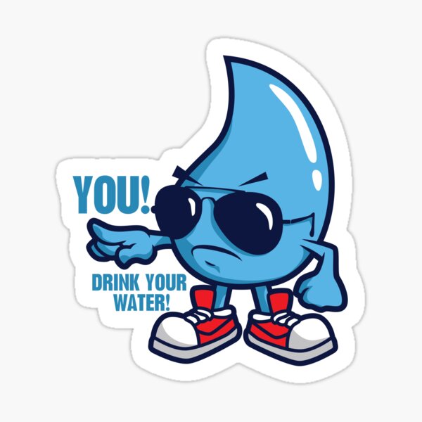 Item preview, DRINK YOUR WATER! designed and sold by janlangpoako.