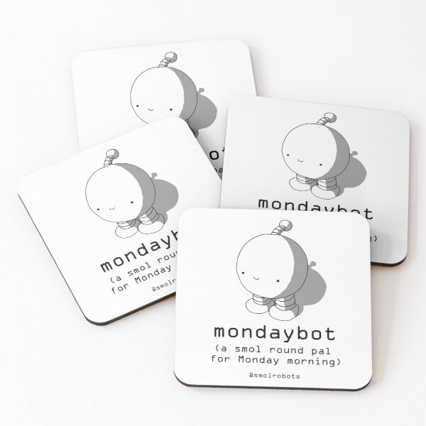 Item preview, Mondaybot - Smol Round Pal designed and sold by smolrobots.