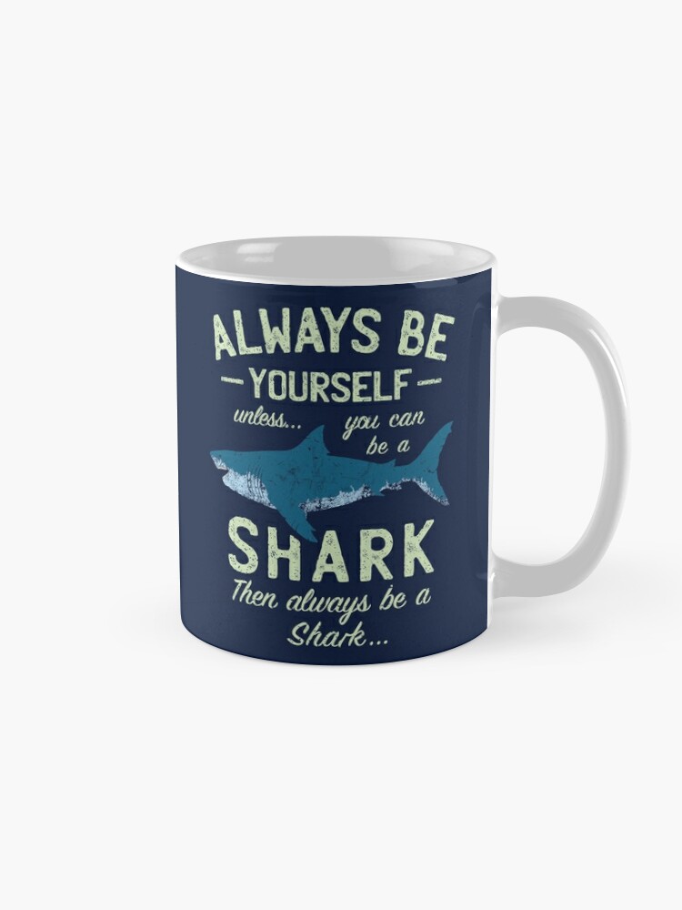 Fashion auntie shark mug