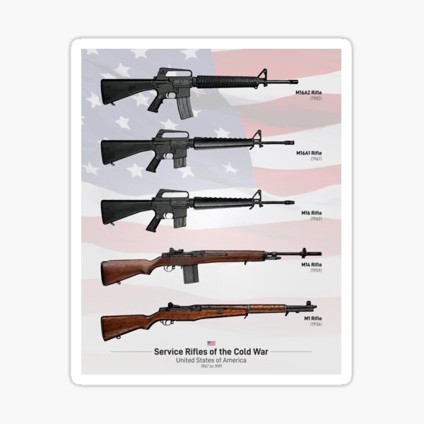 Cold War Service Rifles of the United States Sticker