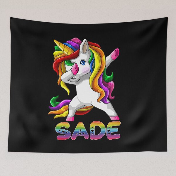 Item preview, Sade Name Rainbow Text -  Sade Dabbing Unicorn Gift For Sade designed and sold by MariaLeona.