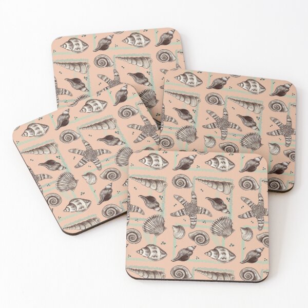 Item preview, Aquatic pattern - Sandy beaches designed and sold by MonoMano.