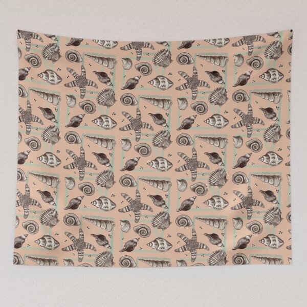 Item preview, Aquatic pattern - Sandy beaches designed and sold by MonoMano.