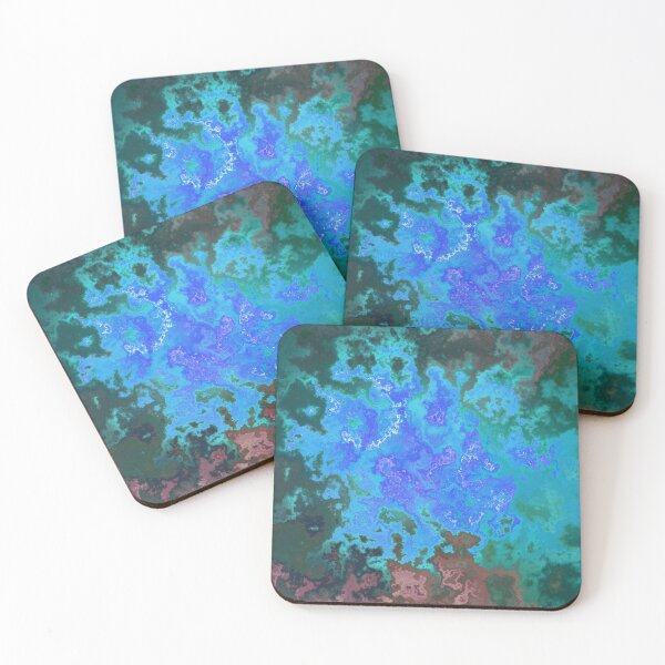 Item preview, Blue Rust - Abstract Corrosion Texture designed and sold by Dator-Abstracts.