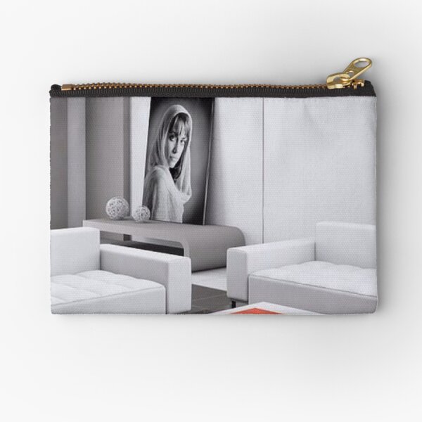 UNIQUELY WHITE Zipper Pouch
