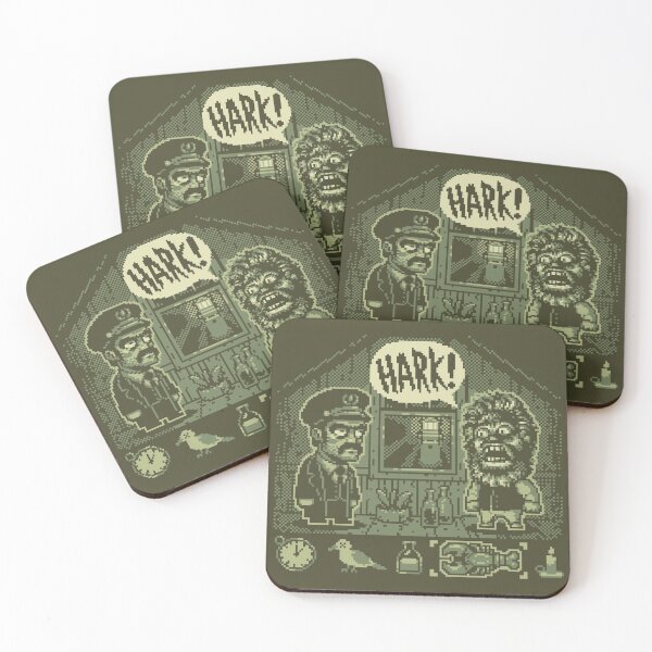 The Lighthouse: Gameboy Edition Coasters (Set of 4)