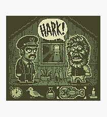 The Lighthouse: Gameboy Edition Photographic Print