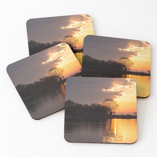 Item preview, Half and Half - Slowly Moving Clouds Reveal the Sunrise designed and sold by Georgia Mizuleva.
