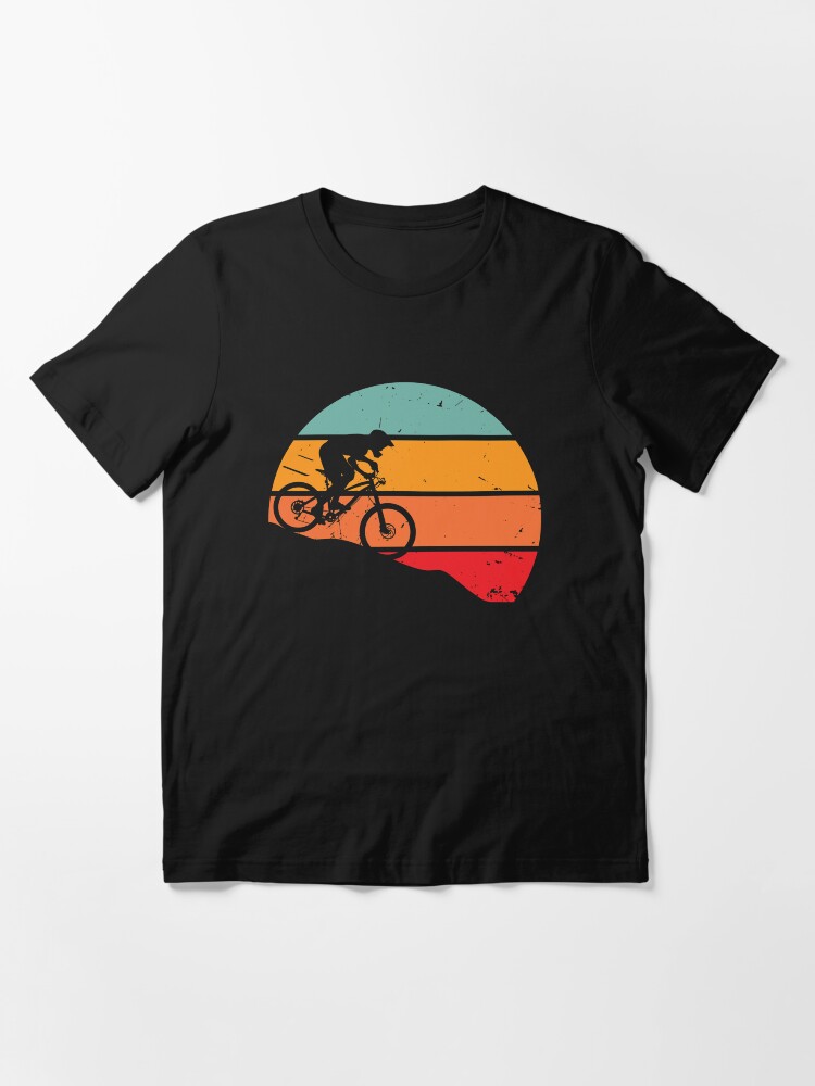 Alternate view of Retro downhill mountain biking Essential T-Shirt