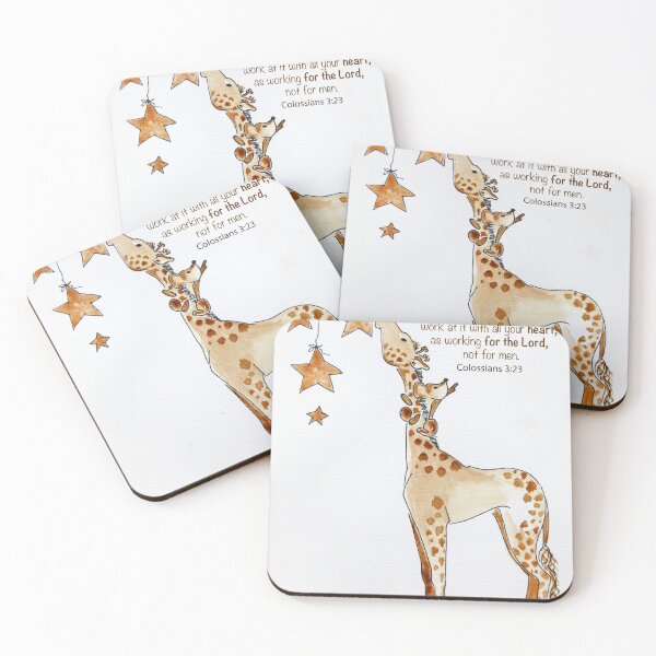 Item preview, Coffee Time with God - Giraffe designed and sold by Linda Finstad.