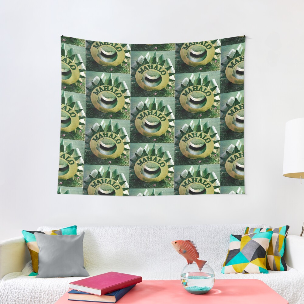 Mahalo Hawaiian Tire Tapestry
