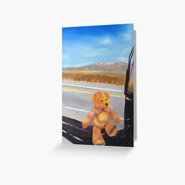 Rest stop Ruapehu Greeting Card