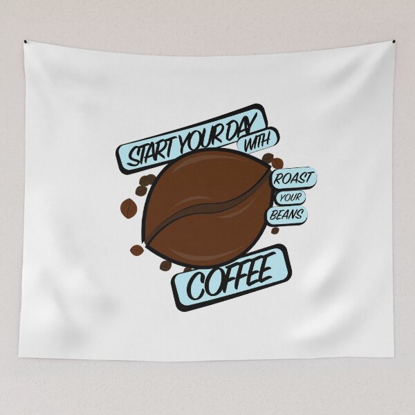 Item preview, Start Your Day with Coffee / Roast Your Beans / Coffee Bean designed and sold by corrochdesigns.