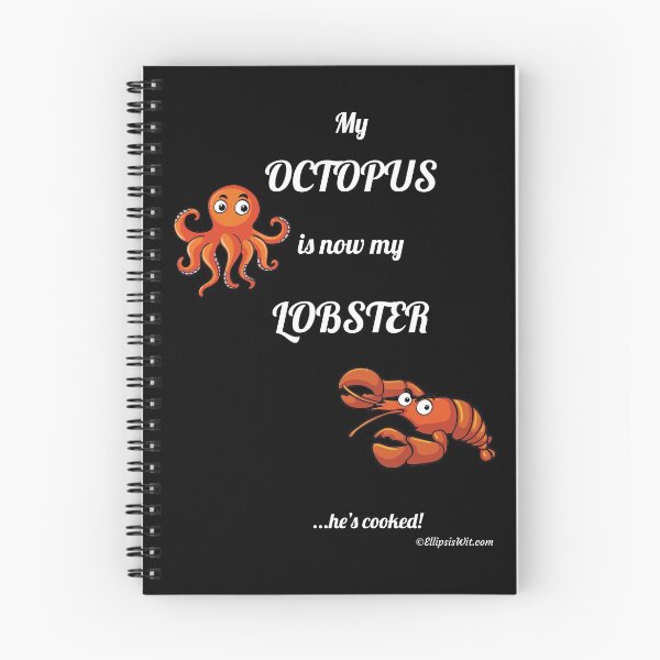 Item preview, My Octopus is now my Lobster in Black designed and sold by ellipsiswit.