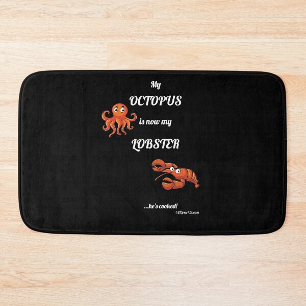 Item preview, My Octopus is now my Lobster in Black designed and sold by ellipsiswit.