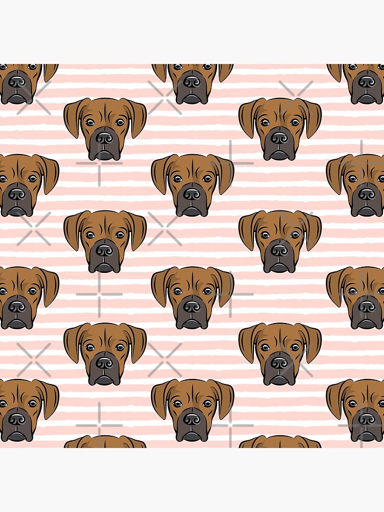 Boxer Dog Pattern Dog Lover Pet Portraits Boxers Dog Breed By Pet