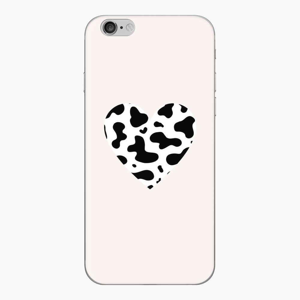 Super Cute Heart Cow Print Sticker for Sale by saeroun