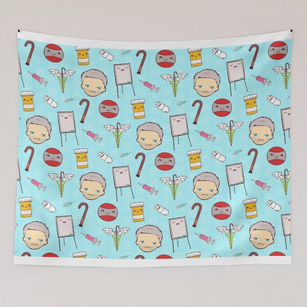 Item preview, House MD Kawaii Pattern designed and sold by ncismelanie.