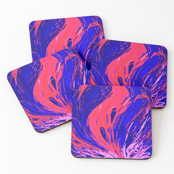 Item preview, Burn – Abstract Magenta Fire  designed and sold by aezylhazel.