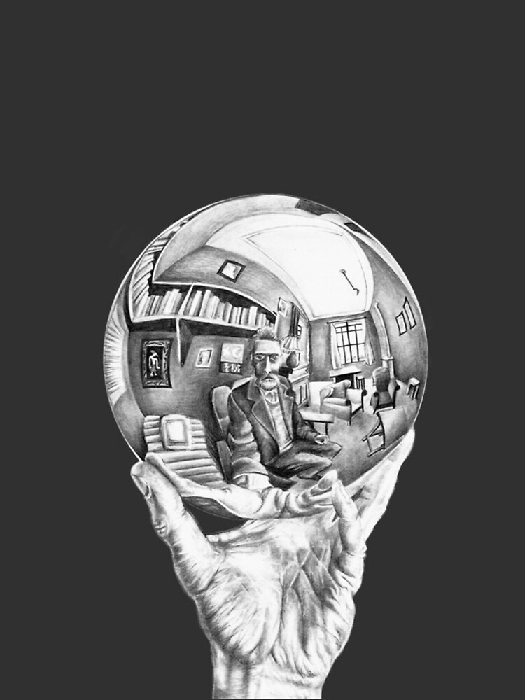 "MC Escher Hand With Reflective Sphere I 1935 Artwork for