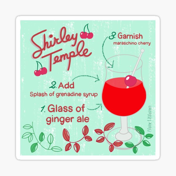 Shirley Temple Sticker