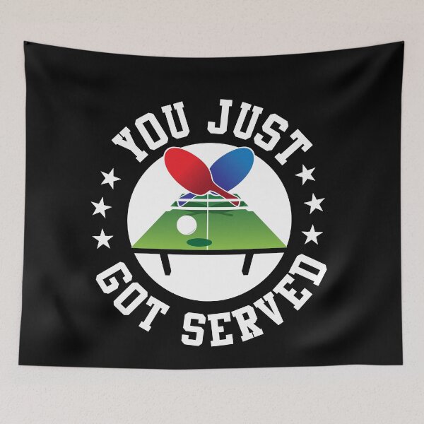 Item preview, You just got served - table tennis designed and sold by Gerald Waters.