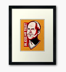 In Joss We Trust Framed Print