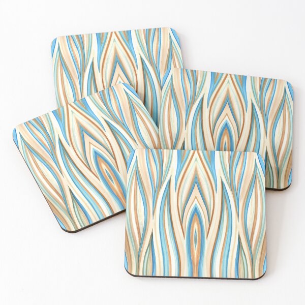 Item preview, Sandy Waves Enlarged Mirrored designed and sold by NadineLeemeijer.