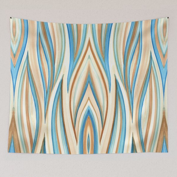 Item preview, Sandy Waves Enlarged Mirrored designed and sold by NadineLeemeijer.
