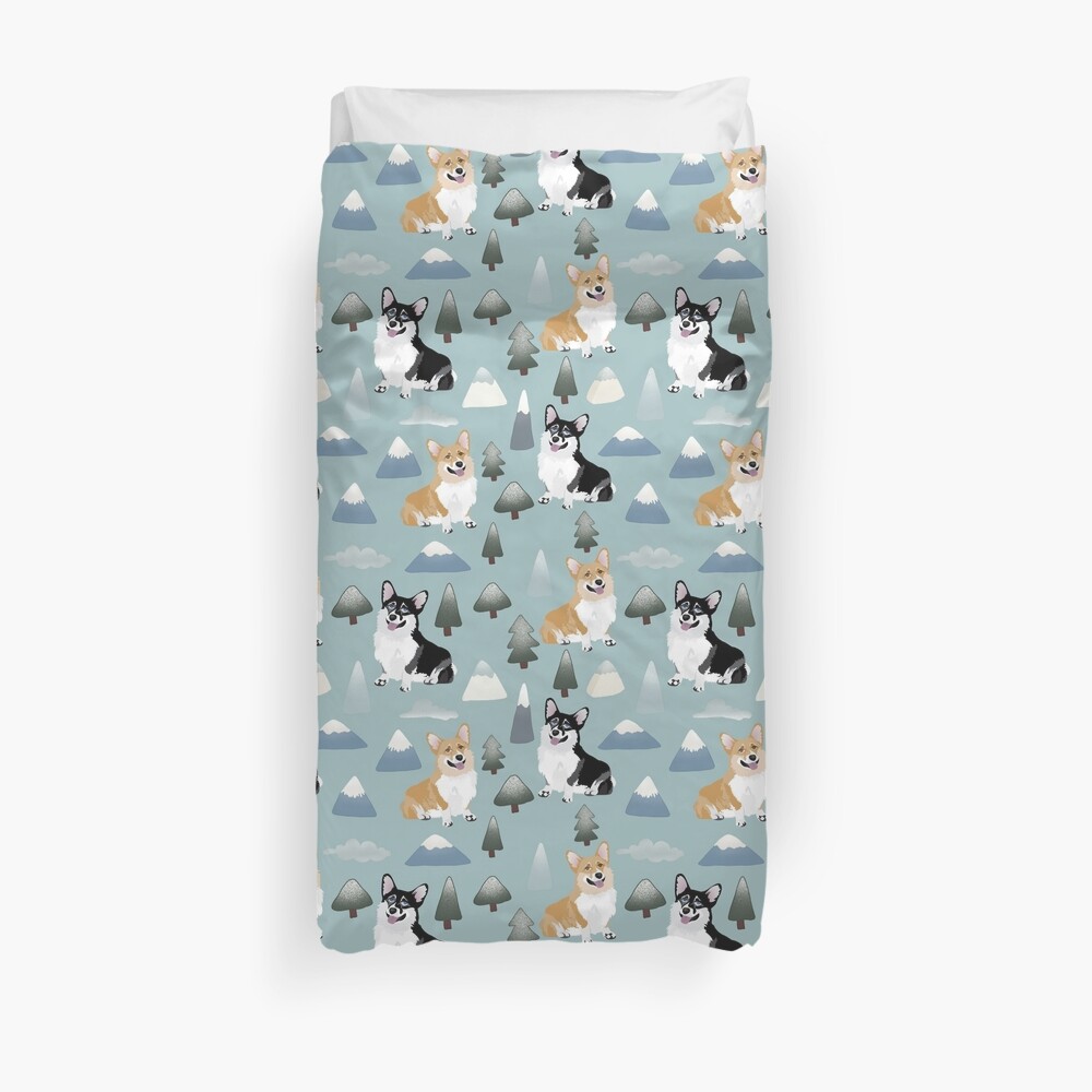 My Corgi World - Majesty Pembroke - Cute welsh cardigan big adventure Duvet Cover