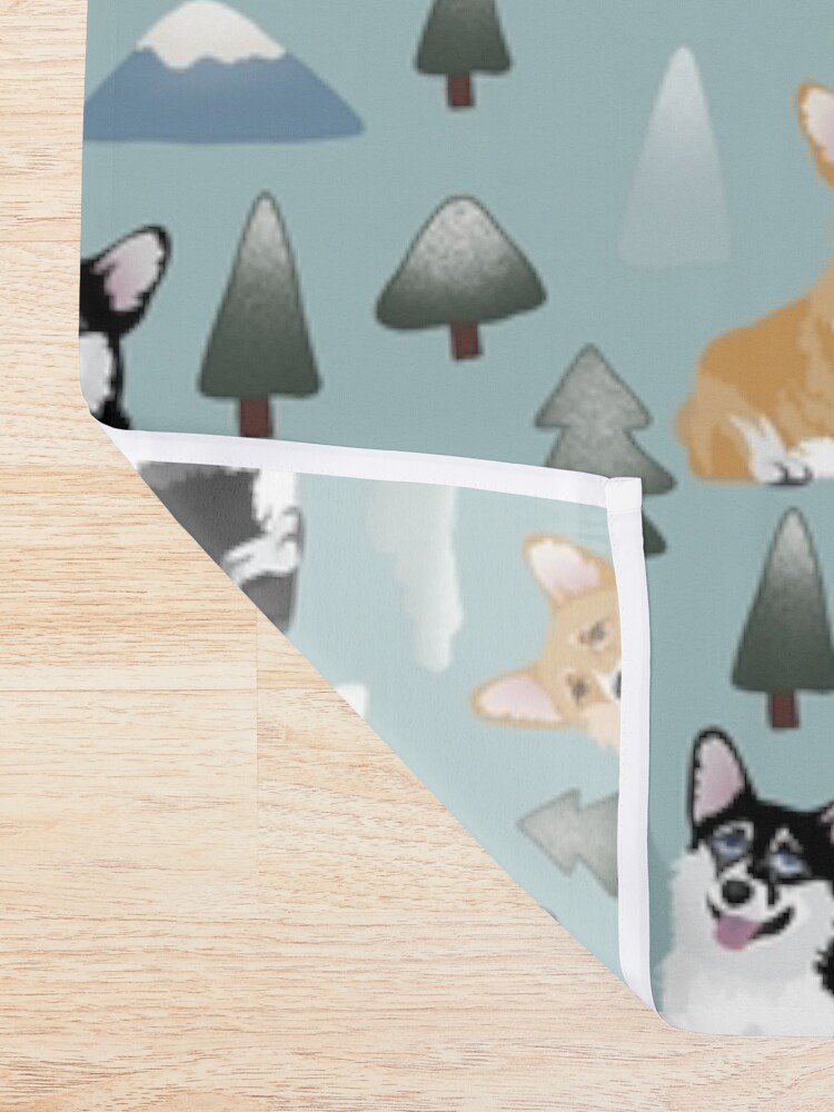 Alternate view of My Corgi World - Majesty Pembroke - Cute welsh cardigan big adventure Shower Curtain