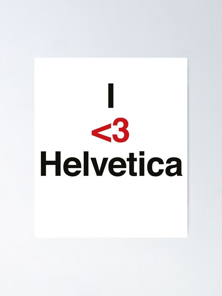 Helvetica black outline