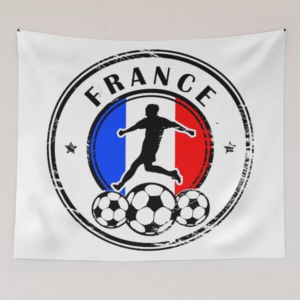 Item preview, Design with football, name and flag of France designed and sold by studio838.