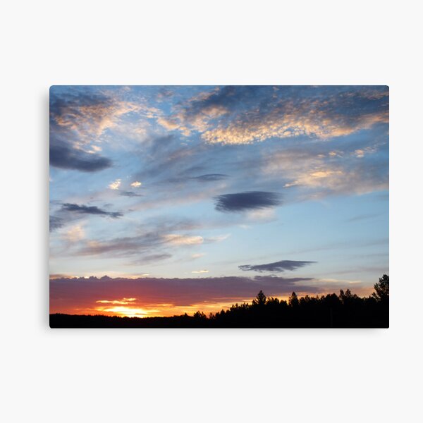 Sunrise Over Custer Canvas Print
