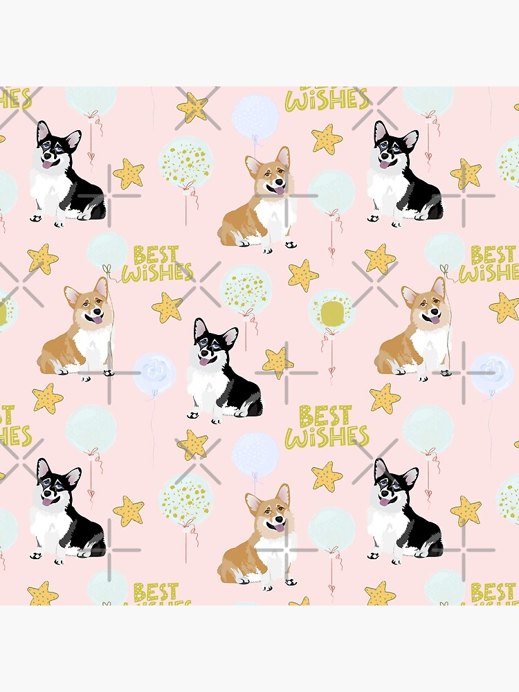 My Corgi World - Majesty Pembroke - Cute welsh cardigan Best Wishes by Corgiworld