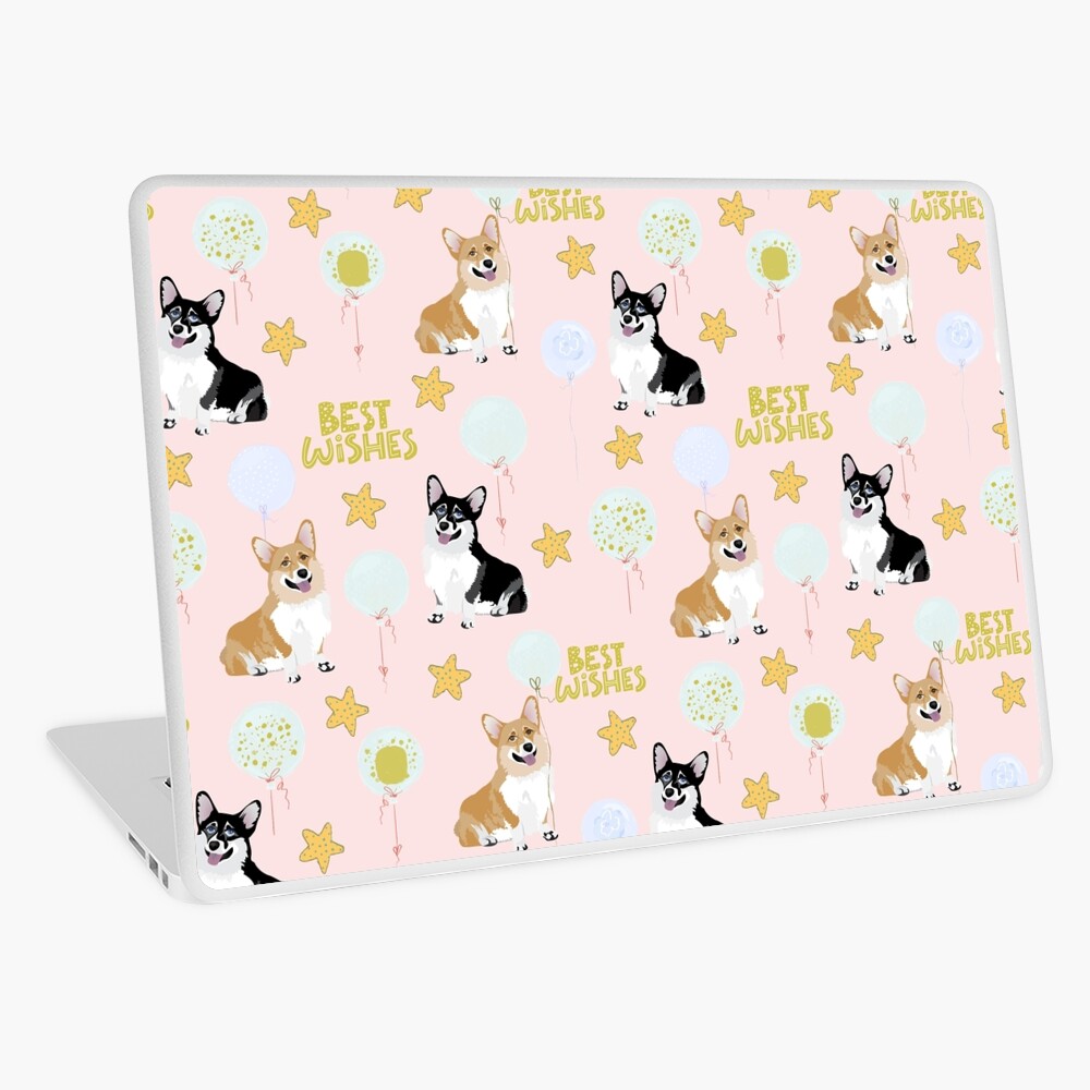 My Corgi World - Majesty Pembroke - Cute welsh cardigan Best Wishes Laptop Skin