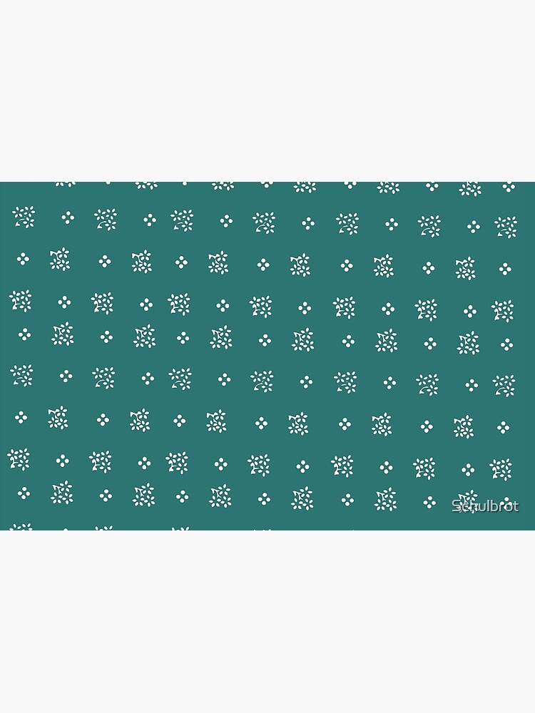 Nostalgic scatter flowers in modern colors by Schulbrot