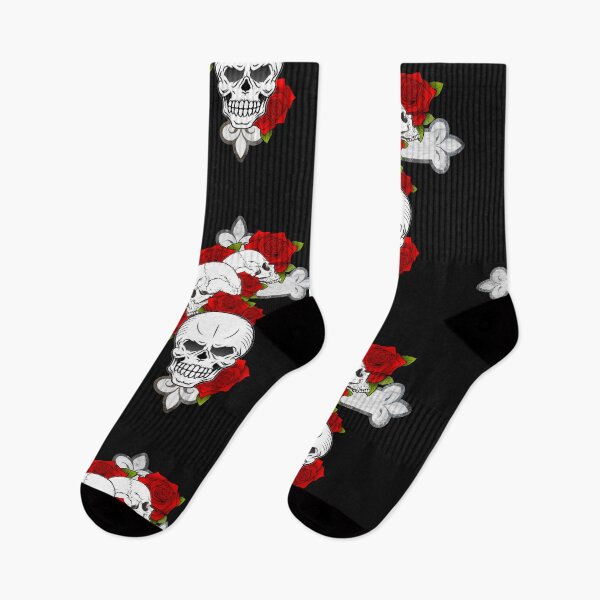 Item preview, Skull flowers cross Gothic designed and sold by Tokxin.