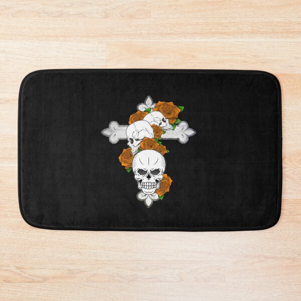 Item preview, Skull flowers cross Gothic designed and sold by Tokxin.